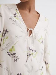 Florere Floral V-Neck Top - Image 8 of 10