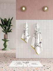 Ted Baker Gold Tulip 100% Cotton Towel - Image 1 of 2