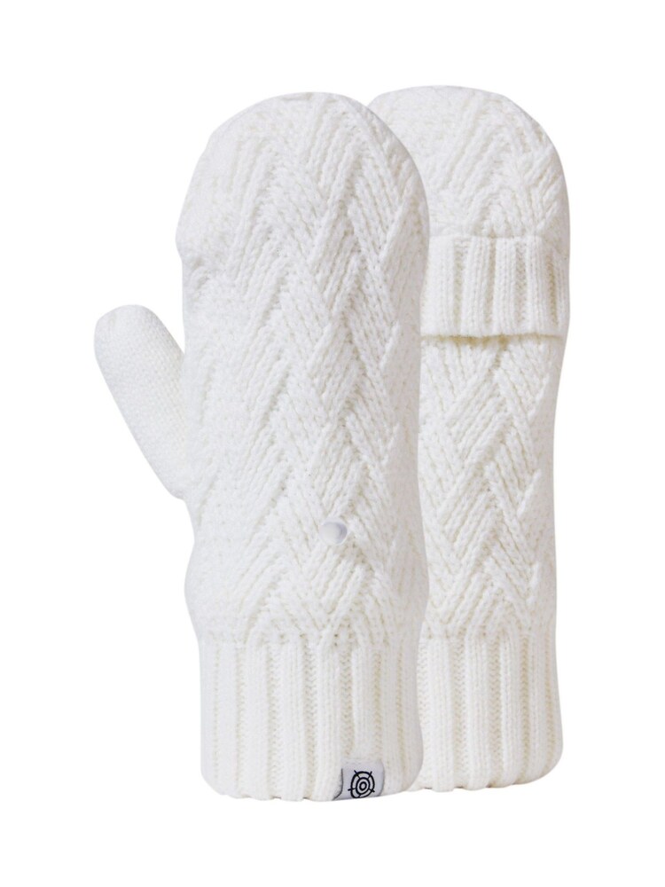 Tog 24 Off White Britton Lined Mittens - Image 1 of 2