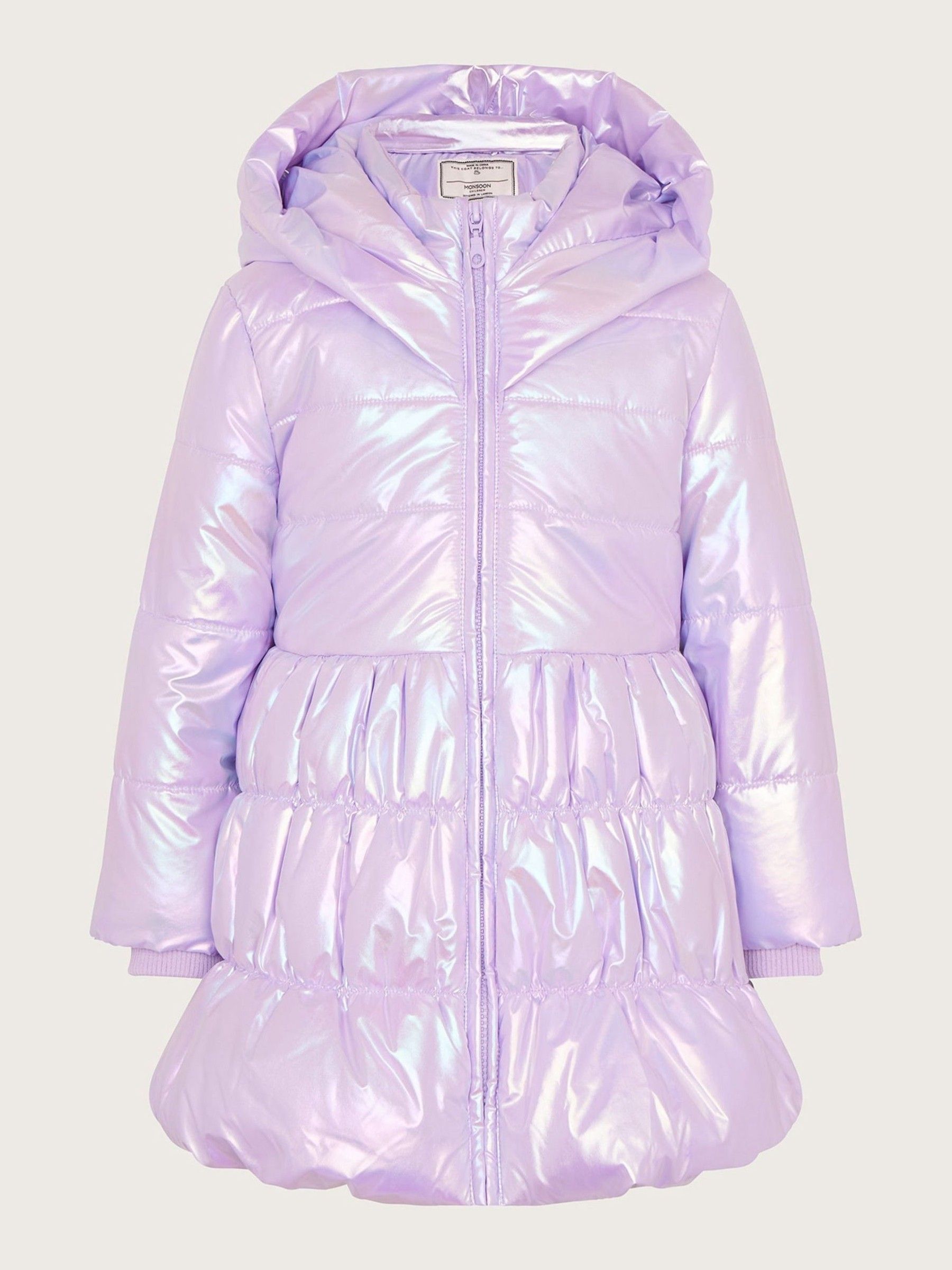 Buy Monsoon Purple Metallic Padded Coat from Next Luxembourg