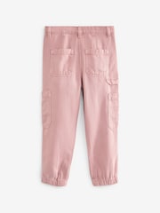 Розовый - Брюки карго TENCEL™ (3-16 лет) - Изображение 7 из 8