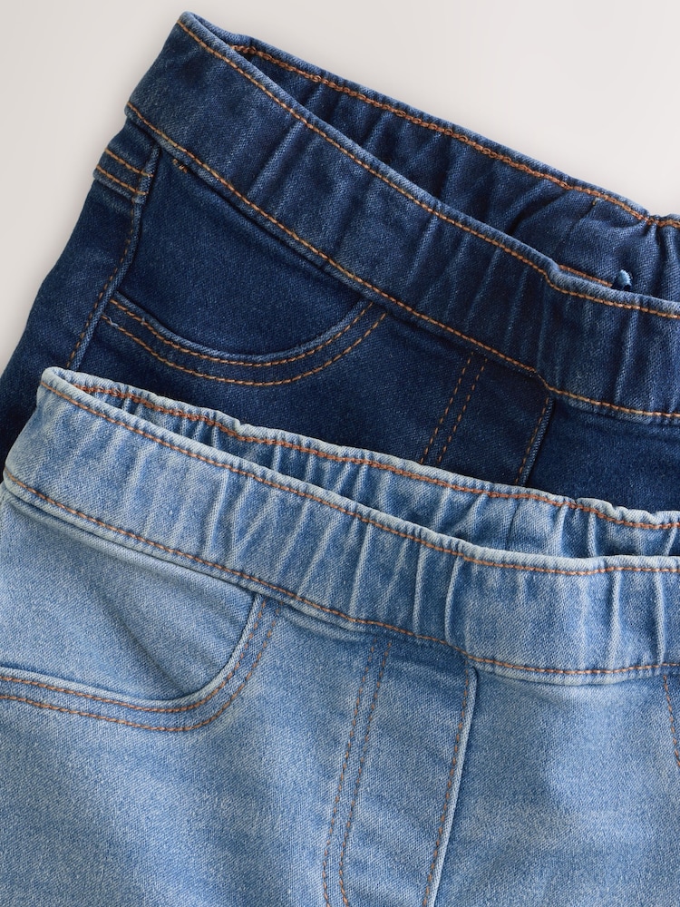 أزرق - حزمة من 2 بنطلون ضيق بخصر مطاطي (3 سنوات-16 سنة) - صورة 7 من 7 أزرق - حزمة من 2 بنطلون ضيق بخصر مطاطي (3 سنوات-16 سنة) - صورة 7 من 7