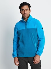 Tog 24 Blue Farlow Press Stud Neck Fleece - Image 1 of 8