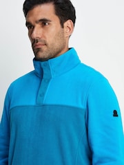 Tog 24 Blue Farlow Press Stud Neck Fleece - Image 5 of 8