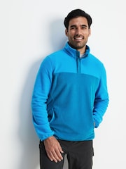 Tog 24 Blue Farlow Press Stud Neck Fleece - Image 6 of 8