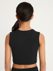 adidas Originals Black Adicolor Crop Tank Top - Image 2 of 7