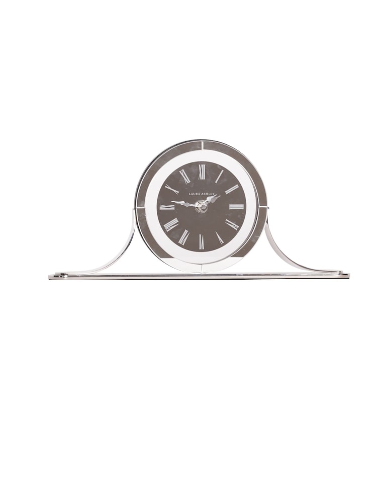 Laura Ashley Clear Lexham Mirror Mantel Clock - Image 2 of 5