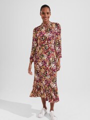 Hobbs Natural Petite Camellia Dress - Image 1 of 4
