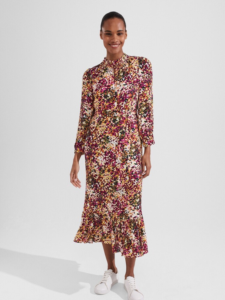 Hobbs Natural Petite Camellia Dress - Image 1 of 4