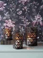 Laura Ashley Bronze Catarina Hurricane Candle Holder - Image 1 of 6