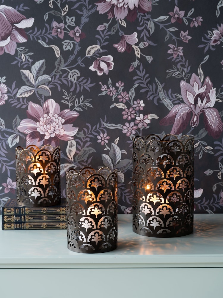 Laura Ashley Bronze Catarina Hurricane Candle Holder - Image 1 of 6