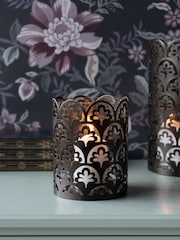 Laura Ashley Bronze Catarina Hurricane Candle Holder - Image 2 of 6