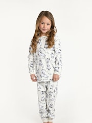 Brand Threads Cream Harry Potter Fleece Pyjama Set - Image 1 of 3
