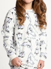 Brand Threads Cream Harry Potter Fleece Pyjama Set - Image 3 of 3
