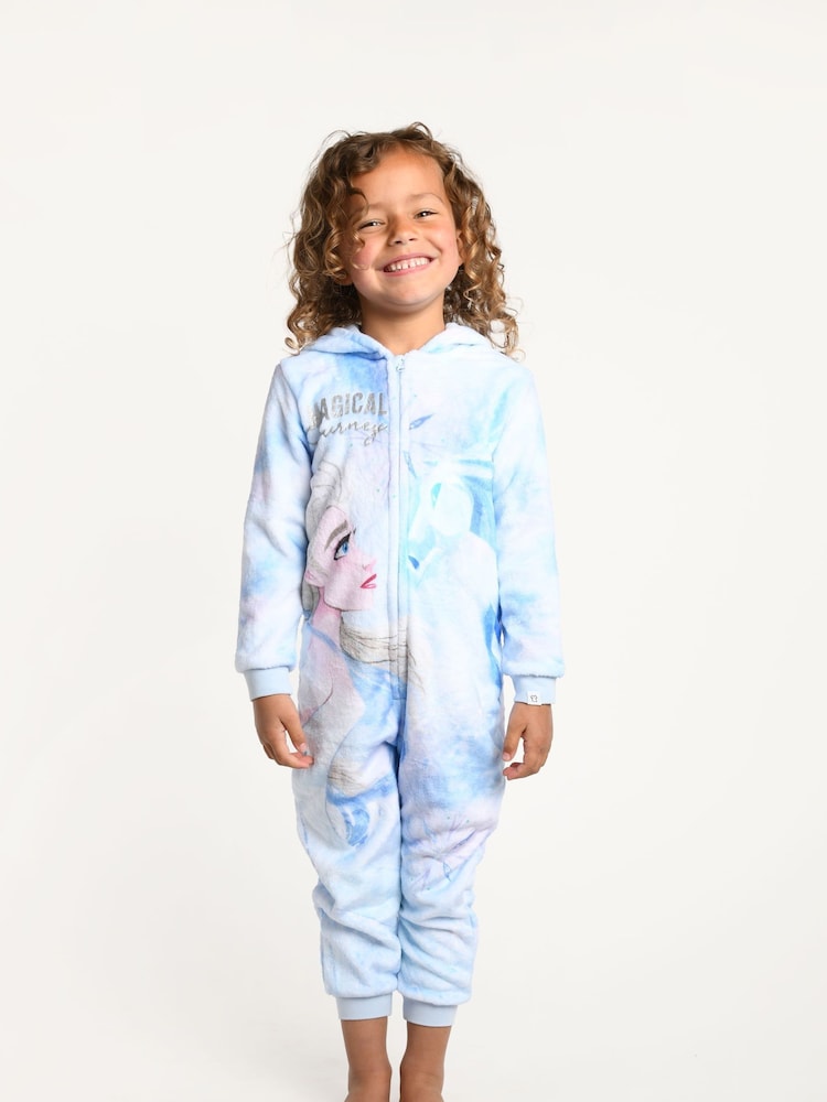 Brand Threads Blue Disney Frozen Girls All-In-One - Image 1 of 5