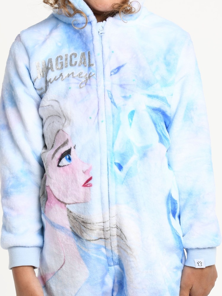 Buy Brand Threads Blue Disney Frozen Girls All-In-One from the - Main Image