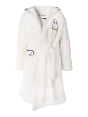 Brand Threads Cream Harry Potter Hedwig Girls Dressing Gown Cream - Image 5 of 5