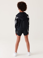 adidas Black Future Icons 3-Stripes Full-Zip Hoodie - Image 2 of 10