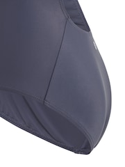 adidas Grey Junior Big Logo Swimsuit - Image 5 of 5