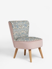 Clarke and Clarke William Morris Strawberry Thief Slate Grey Blush Luisa Dining Chair - Image 4 of 7