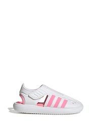 adidas White Kids Summer Closed Toe Water Sandals - Image 1 of 8
