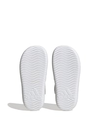adidas White Kids Summer Closed Toe Water Sandals - Image 6 of 8