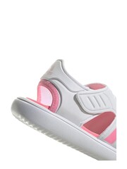 adidas White Kids Summer Closed Toe Water Sandals - Image 8 of 8