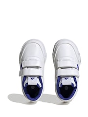 Белые/розовые кроссовки на липучках adidas Tensaur Sport - Изображение 6 из 9