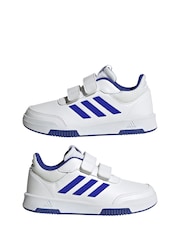 adidas White/Blue Hook and Loop Tensaur Hook and Loop Trainers - Image 6 of 10