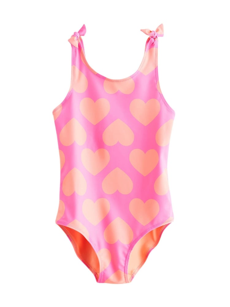 Bright Pink Heart Swimsuit (3mths-16yrs) - Image 10 of 10