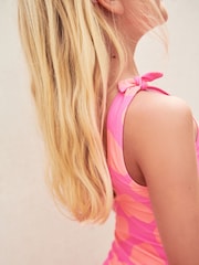 Bright Pink Heart Swimsuit (3mths-16yrs) - Image 6 of 10