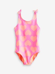 Bright Pink Heart Swimsuit (3mths-16yrs) - Image 7 of 10