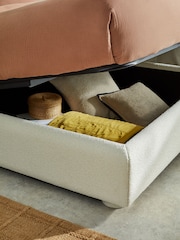 MADE.COM White Hanson Ottoman Storage Bed in Boucle - Image 2 of 4