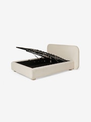 MADE.COM White Hanson Ottoman Storage Bed in Boucle - Image 3 of 4