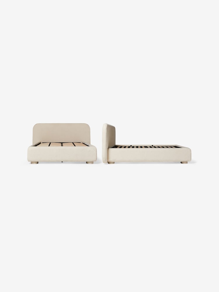 MADE.COM White Hanson Ottoman Storage Bed in Boucle - Image 4 of 4