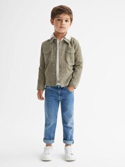 Reiss Milk Swift Senior Wool-Cashmere Blend Open Collar Polo - Image 5 of 6