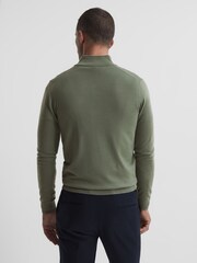 Reiss Rosemary Blackhall Merino Wool Zip Neck Jumper - Image 5 of 6