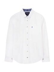 Joules White Classic Fit Coloured Shirt - Image 1 of 1