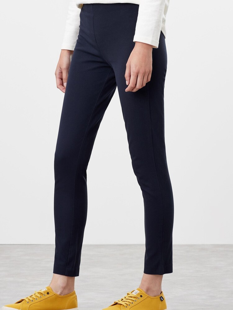 Joules Blue Hepworth Pull-On Stretch Trousers - Image 1 of 1