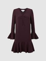 Florere V-Neck Mini Dress - Image 2 of 6