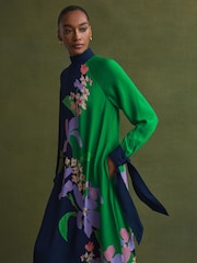 Florere Floral Tie Cuff Maxi Dress - Image 3 of 6