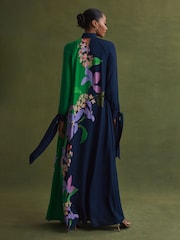 Florere Floral Tie Cuff Maxi Dress - Image 5 of 6