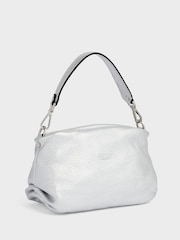 OSPREY LONDON The Carina Shrug Italian Leather Midnight Pearl Midnight Handbag - Image 1 of 7