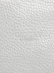 OSPREY LONDON The Carina Shrug Italian Leather Midnight Pearl Midnight Handbag - Image 6 of 7