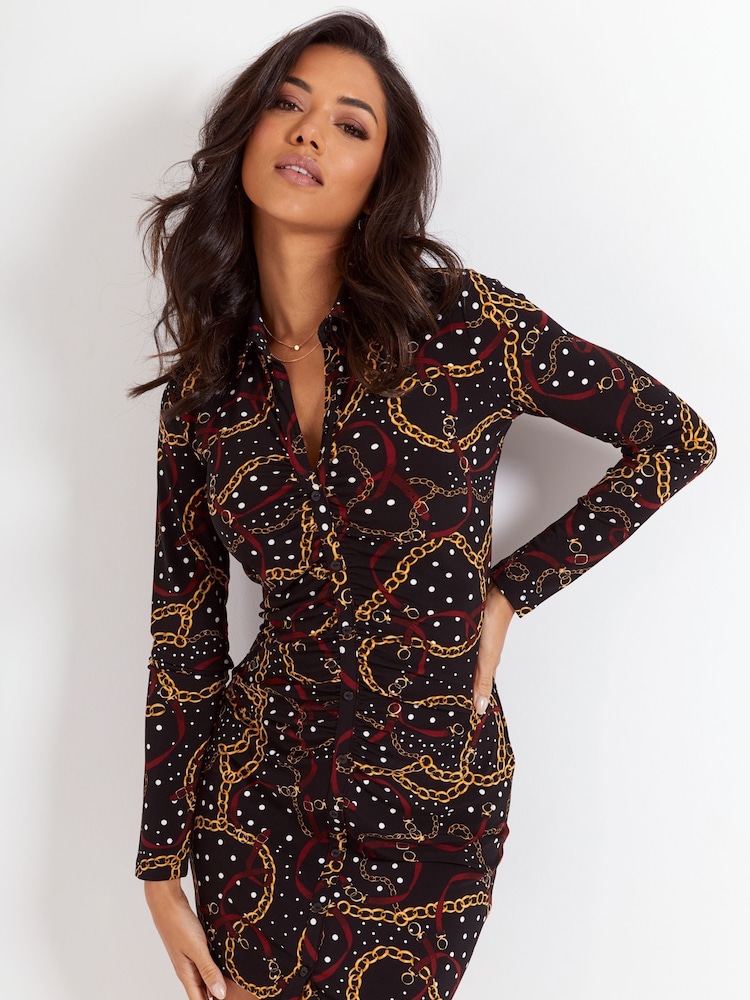 Pour Moi Black Brooke Dress - Image 1 of 5