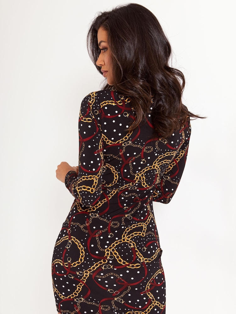 Pour Moi Black Brooke Dress - Image 2 of 5
