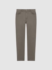 Reiss Mushroom Dover Slim Fit Brushed Jeans - Image 2 of 4