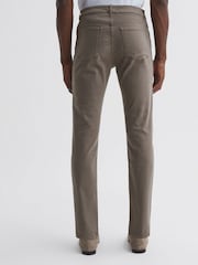 Reiss Mushroom Dover Slim Fit Brushed Jeans - Image 4 of 4