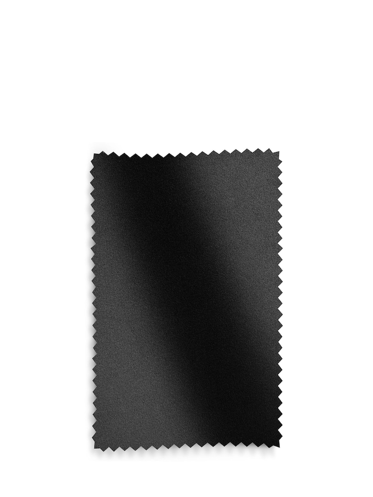 Set of 2 Soft Velvet Black Hamilton Black Leg Quilted Dining Chairs - Image 8 of 8