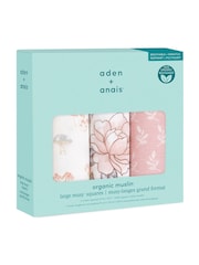 aden + anais earthly Cotton Muslin Squares 3 Pack - Image 4 of 6